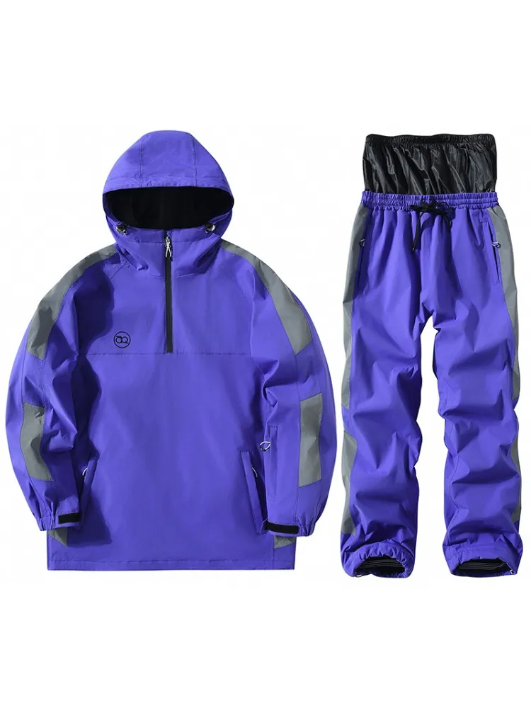 ARCTIC QUEEN Reflective Pullover Snowsuits - Unisex