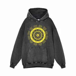 Astrology Houses And Meanings Vintage Washed Hoodie