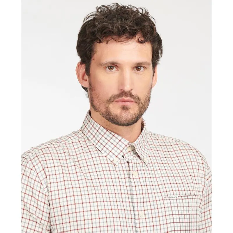 Barbour Preston Regular Fit Mens Shirt - Ecru