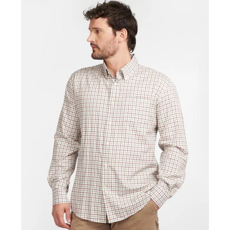 Barbour Preston Regular Fit Mens Shirt - Ecru