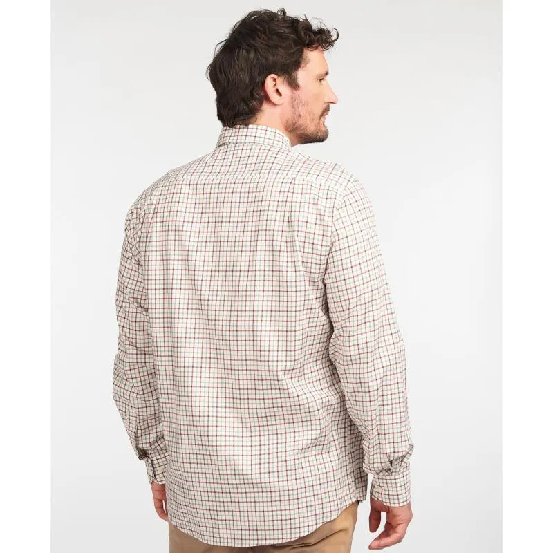 Barbour Preston Regular Fit Mens Shirt - Ecru