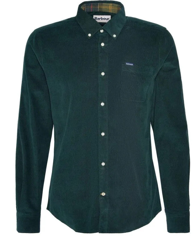 Barbour - Ramsey Tailored Cord Shirt, Forest