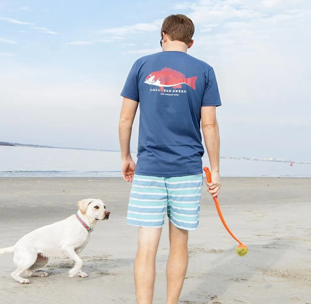 Blue Crab: Long Sleeve T-Shirt - Navy