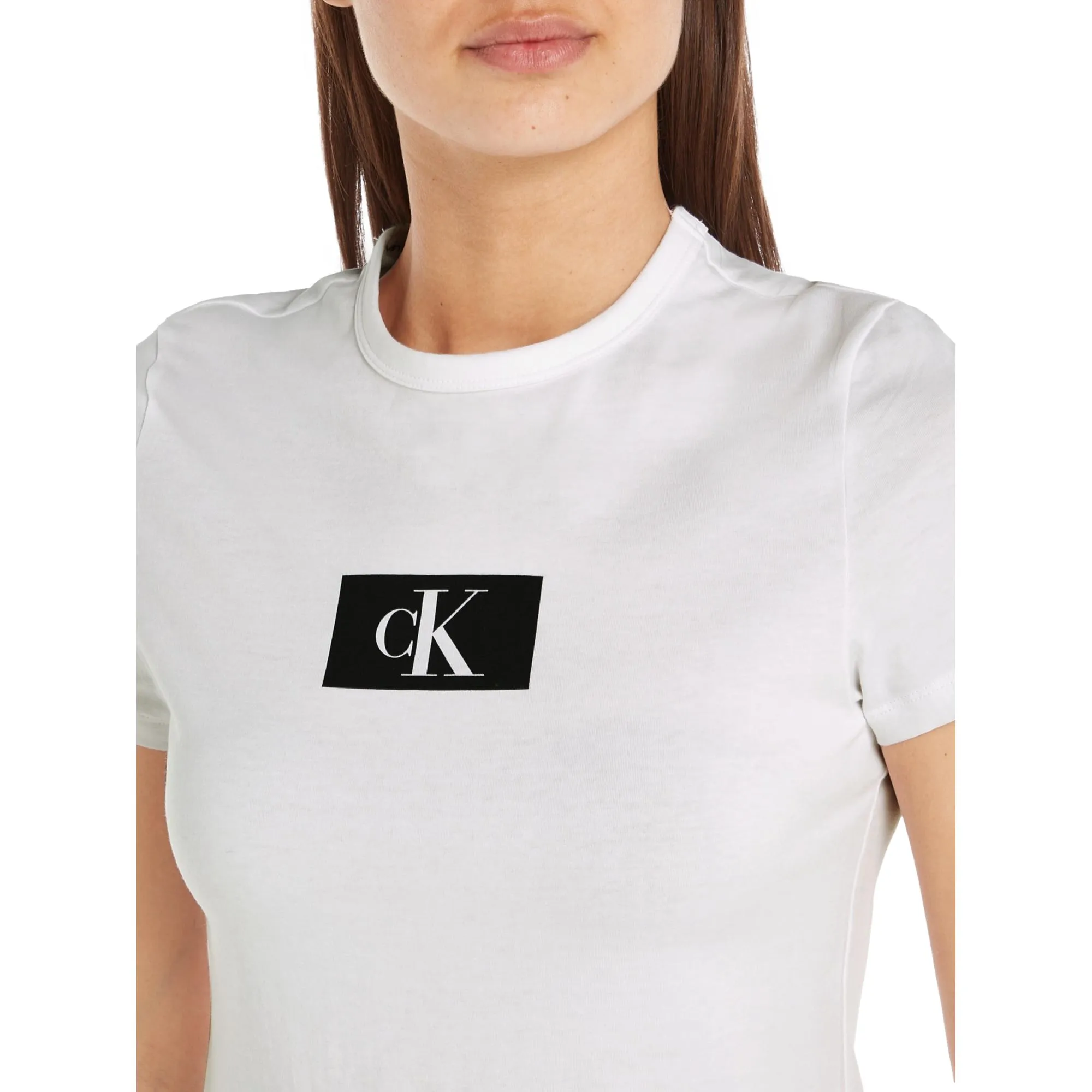 Calvin Klein 1996 Lounge Short Sleeve Crew Neck T-Shirt - White