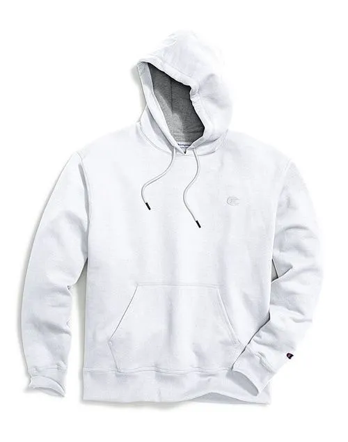 Champion Men's Powerblend Sweats Pullover Hoodie White