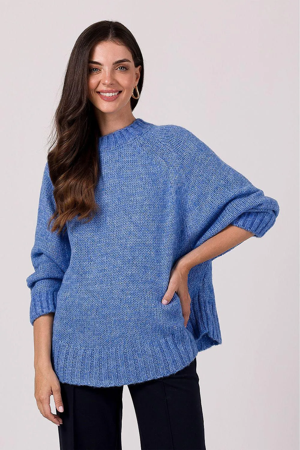 Cozy Batwing Knit Sweater