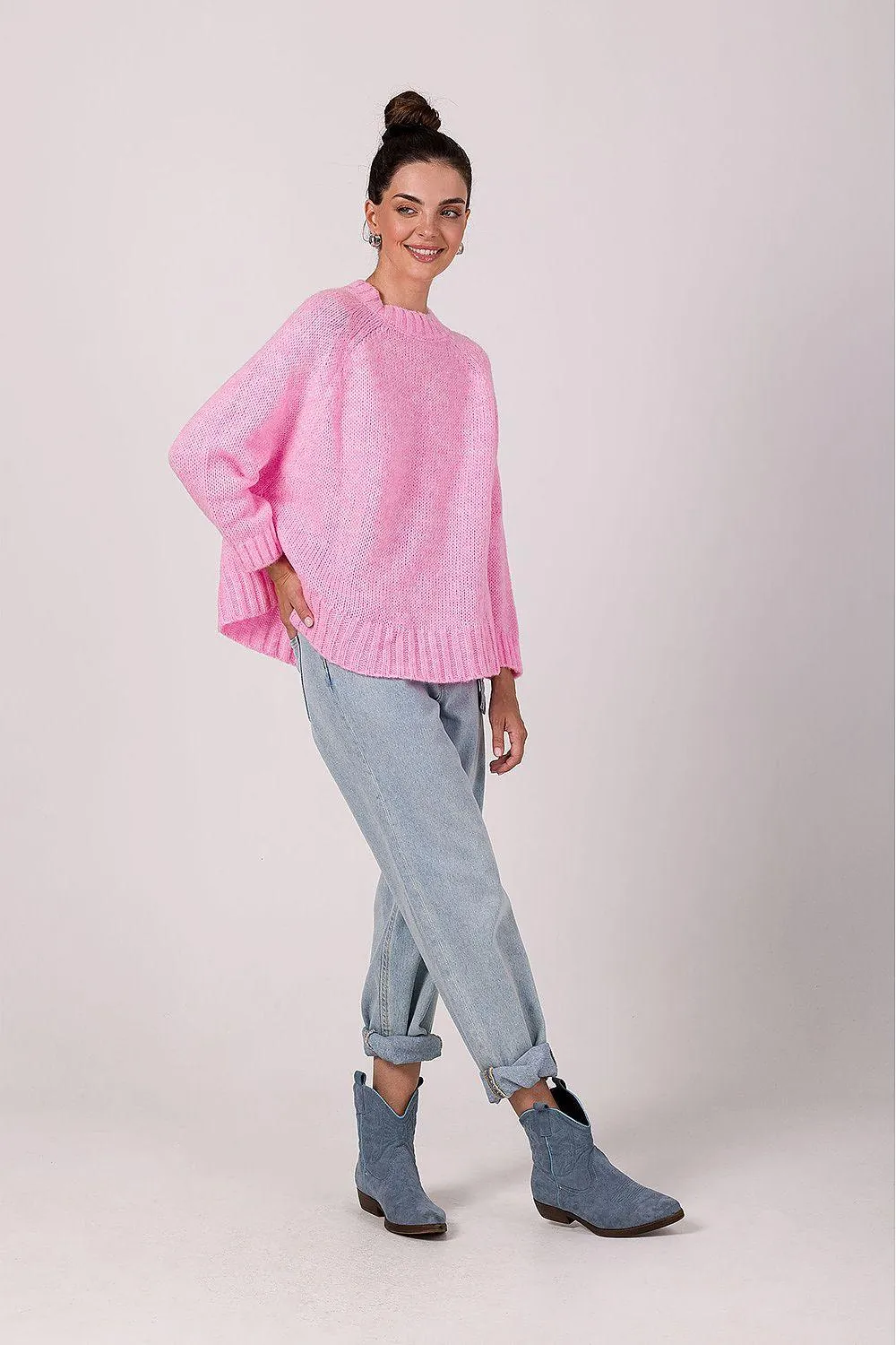 Cozy Batwing Knit Sweater