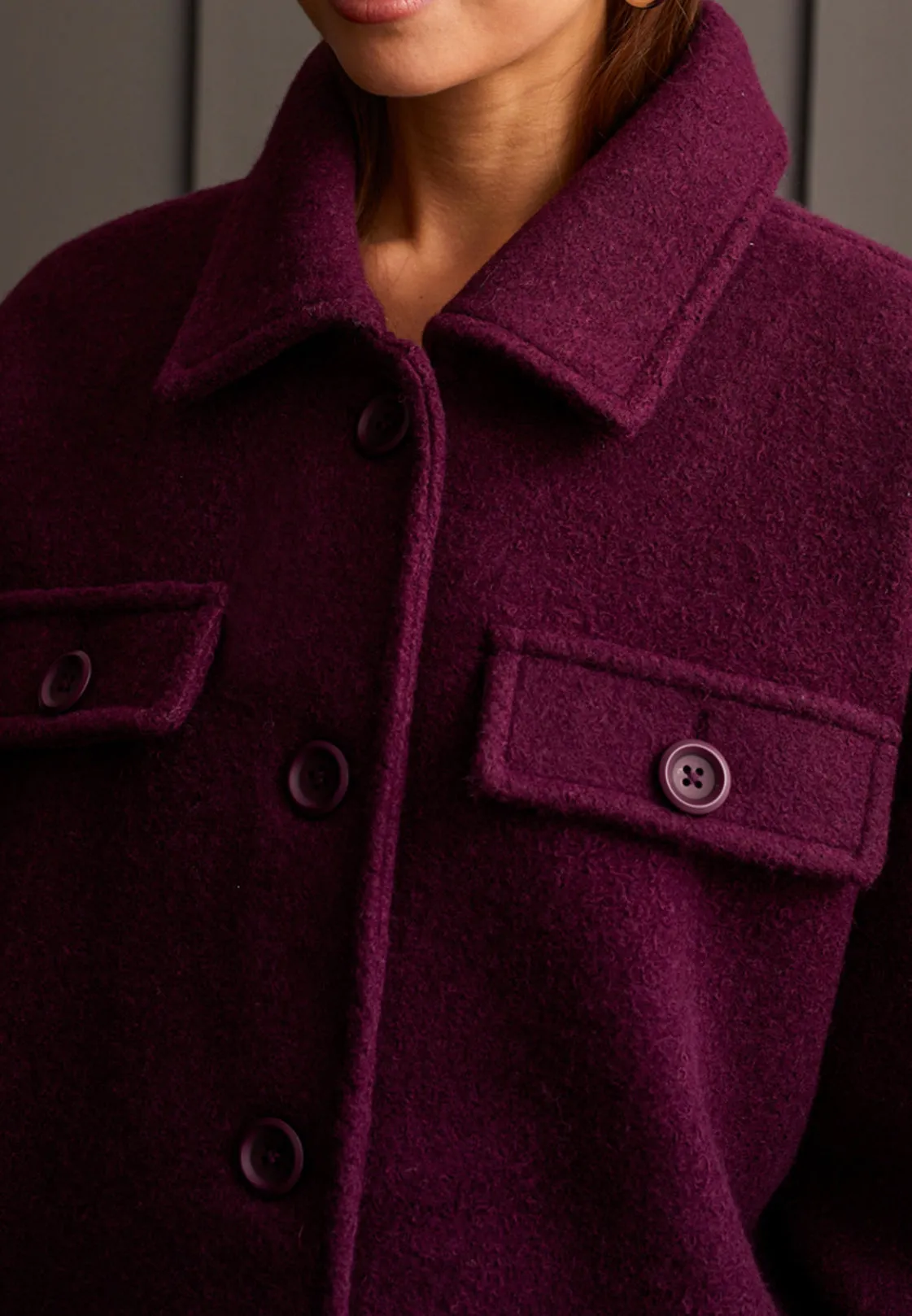 Dark Plum Jacket