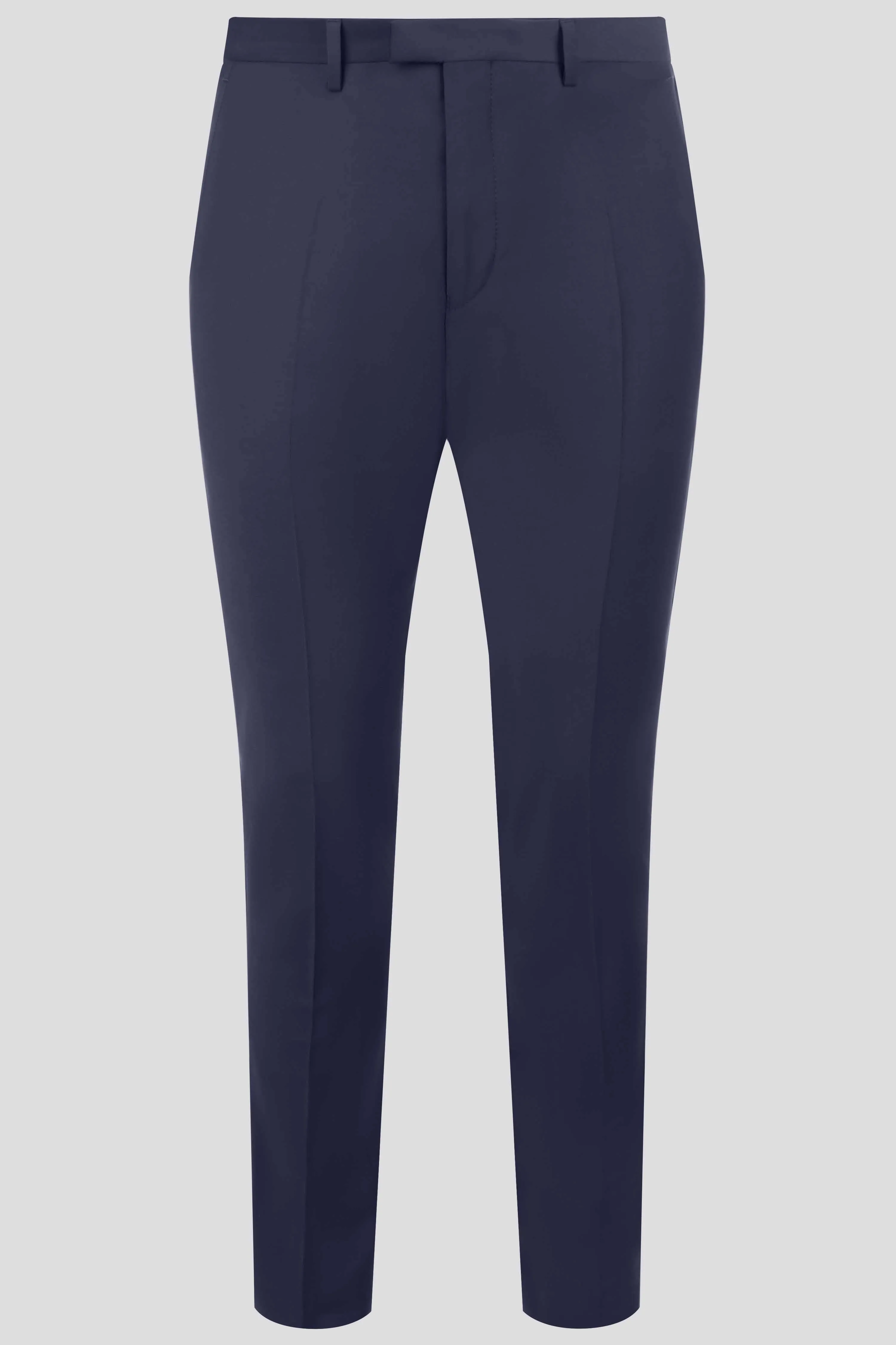 Ellroy Skinny Fit Navy Wool Trousers - ARCHIVE