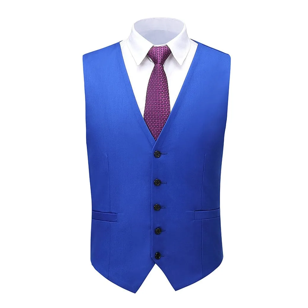 Formal Notch Lapel 3 Pieces Mens Suit For Wedding (Blazer vest Pants)