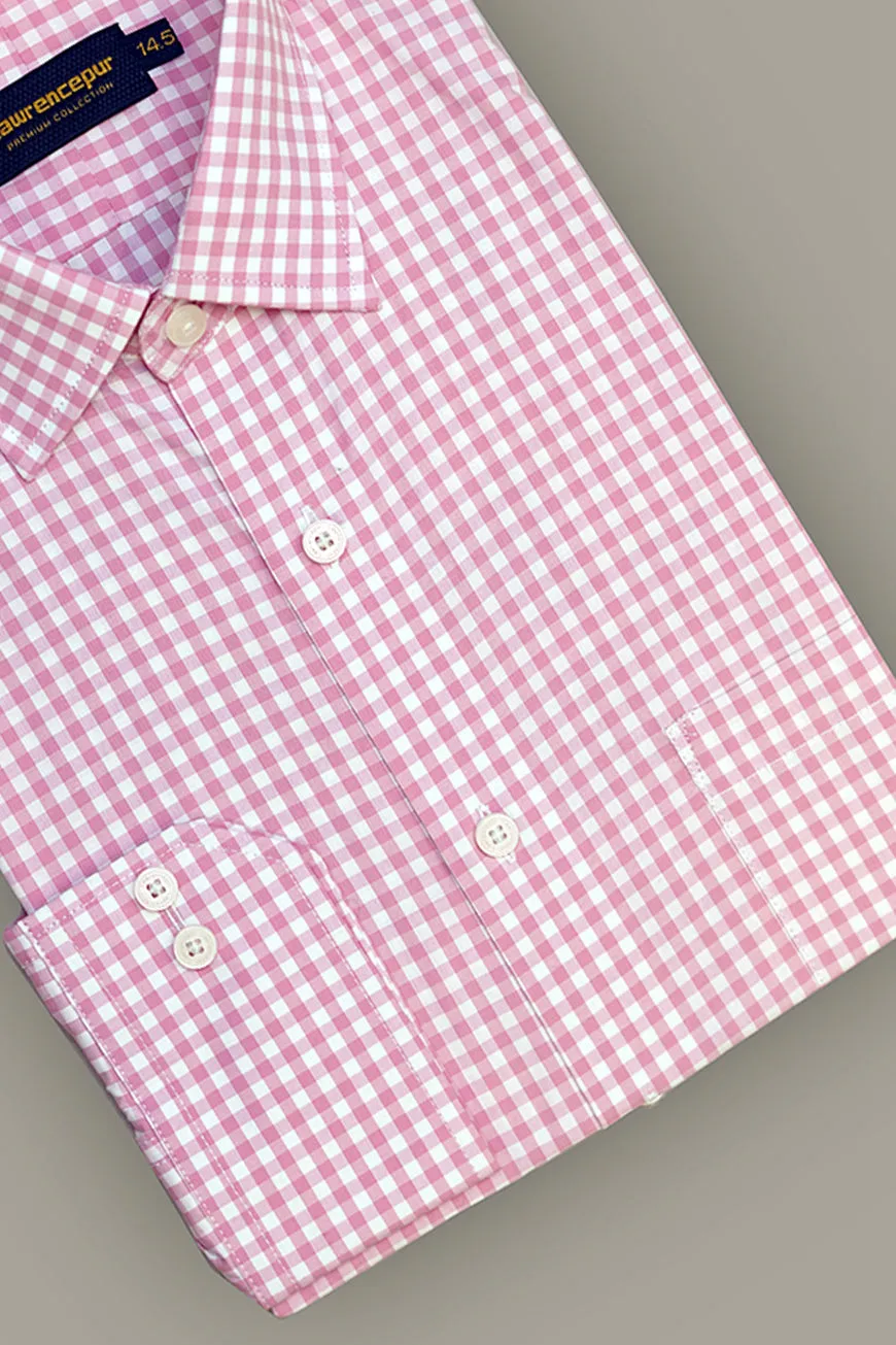 Formal Shirt - Supernova Light Pink Checks