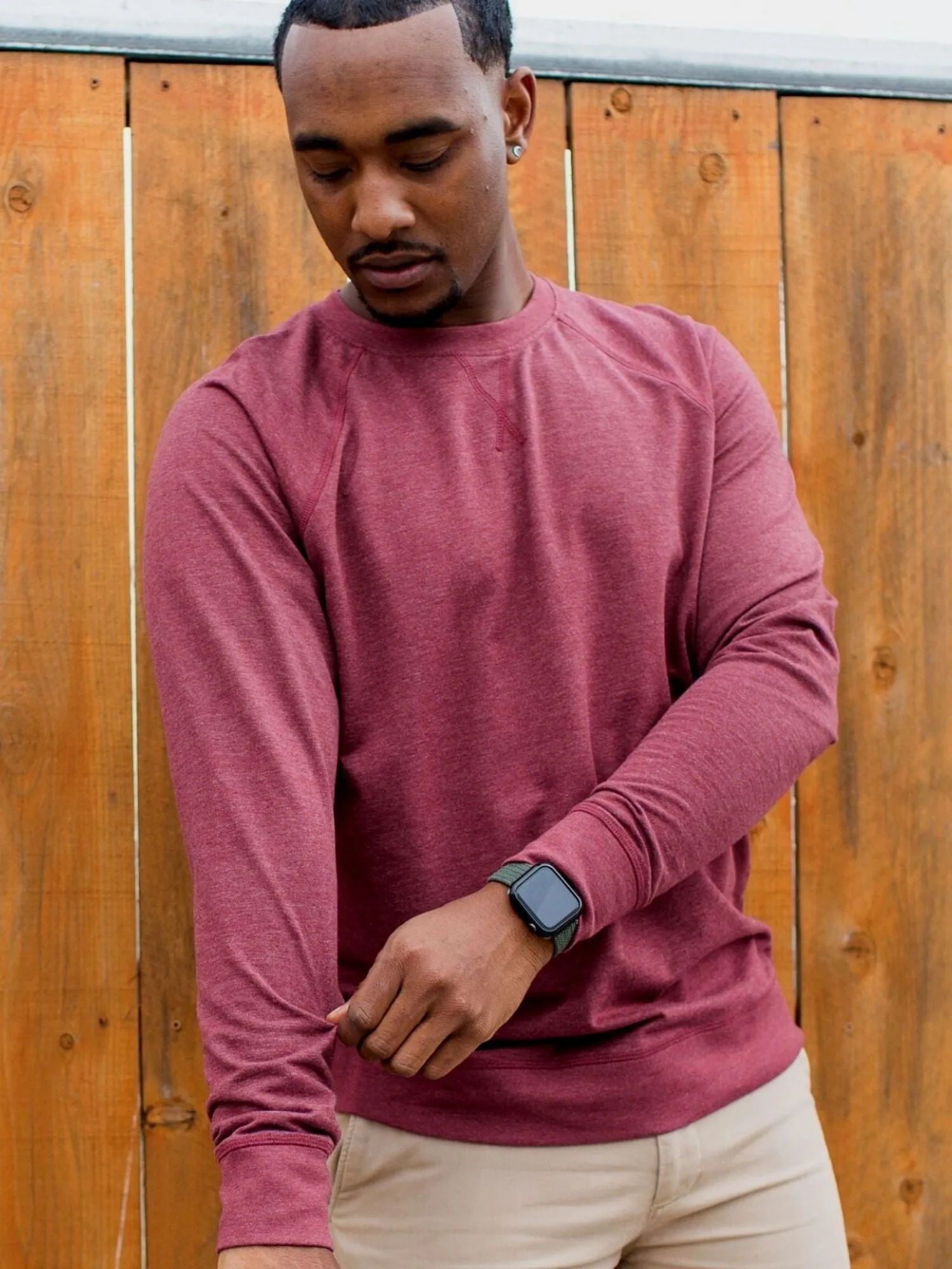 French Burgundy Cali Pullover FINAL SALE