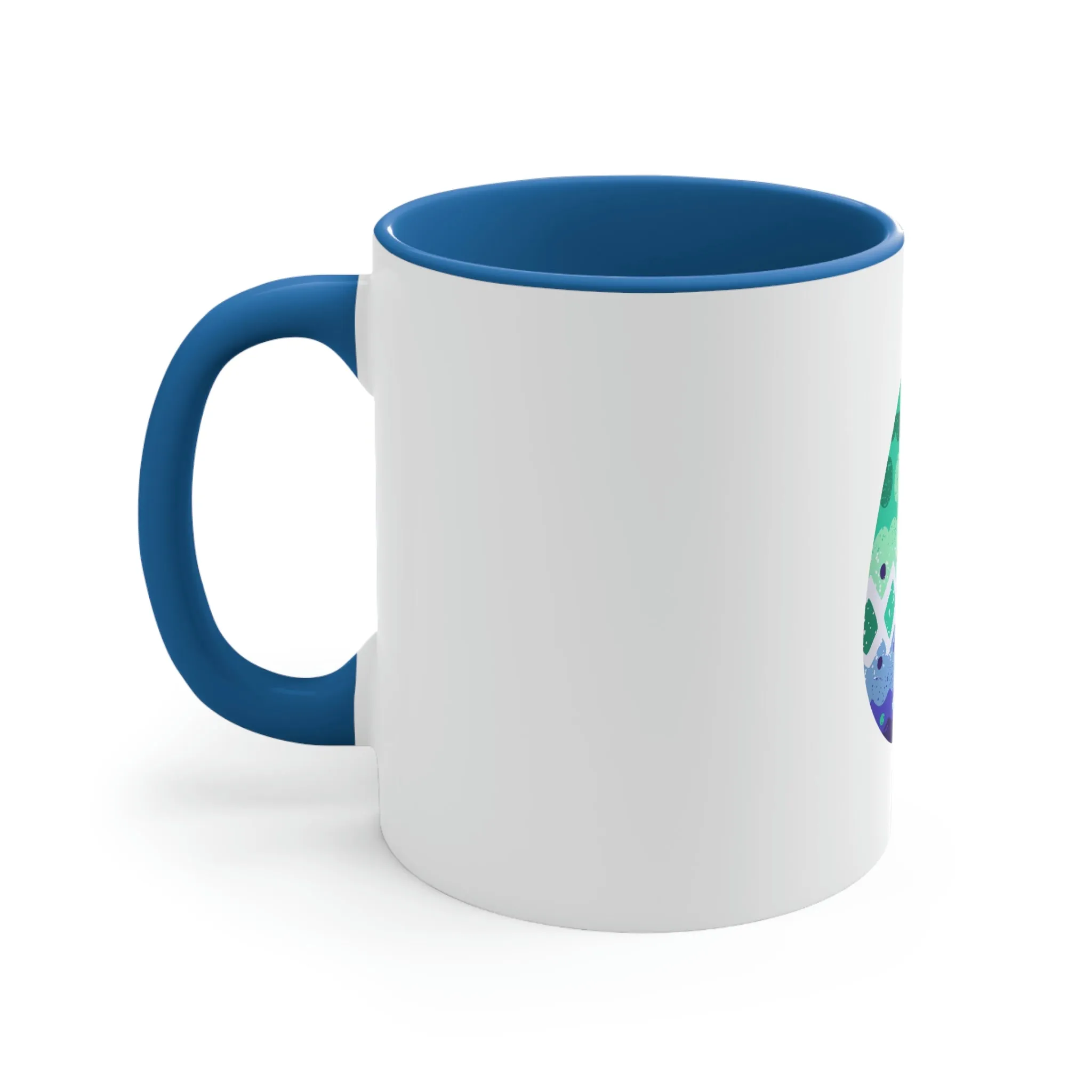 Gay Flag Accent Coffee Mug Easter Festival - Easter Egg