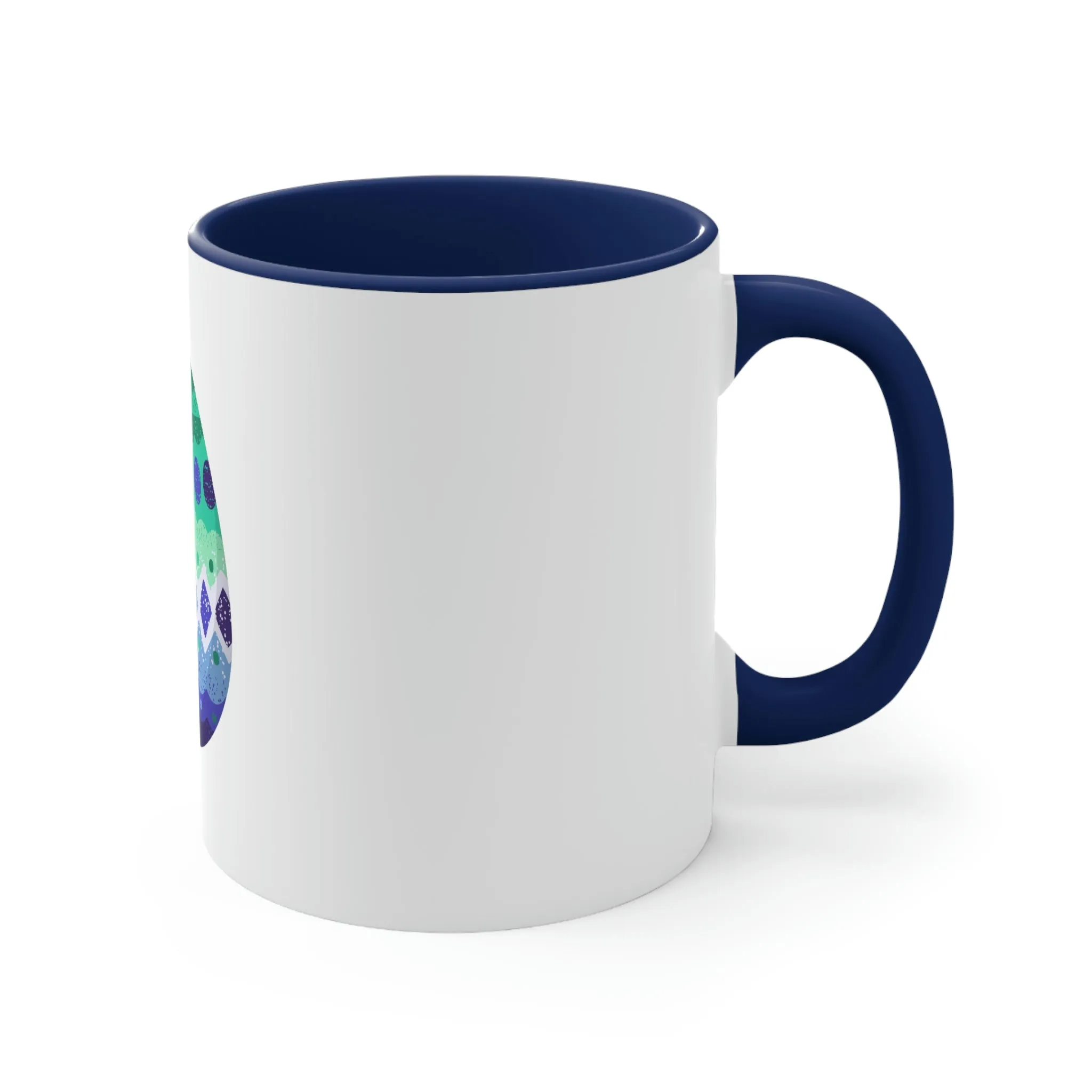 Gay Flag Accent Coffee Mug Easter Festival - Easter Egg