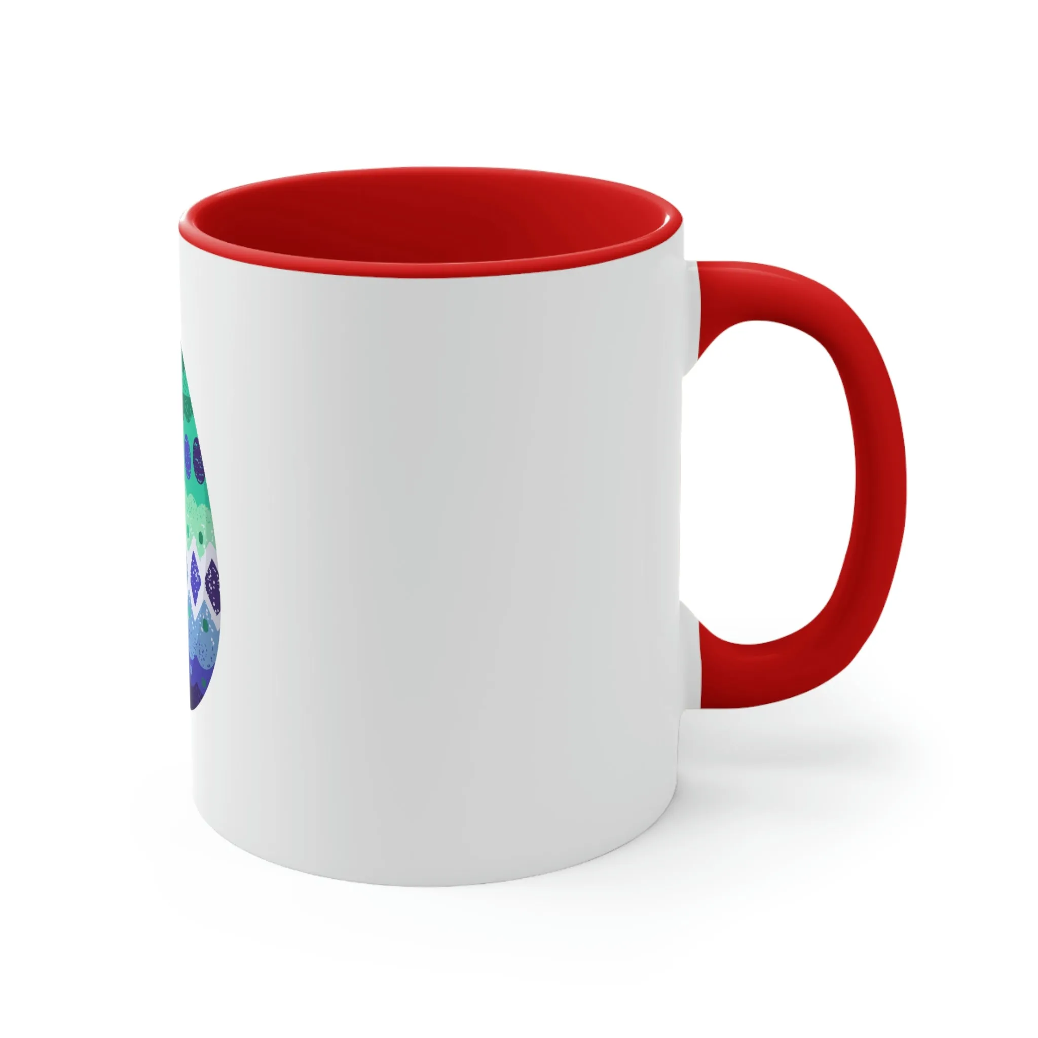 Gay Flag Accent Coffee Mug Easter Festival - Easter Egg