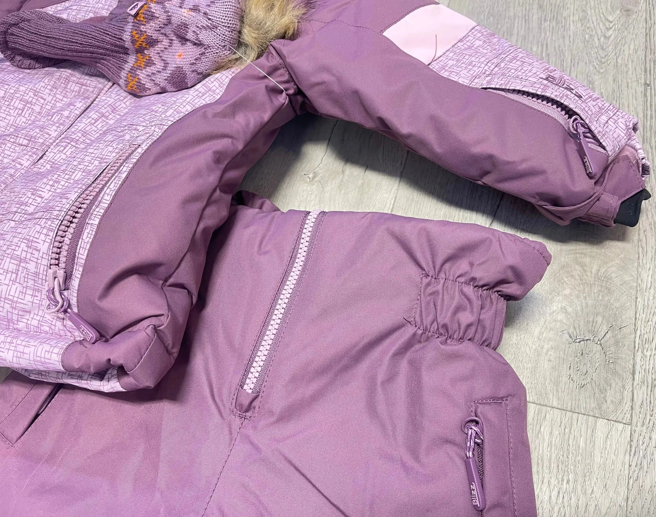 Girls Snowsuit 5 PCS Set - Lavender | Blizz