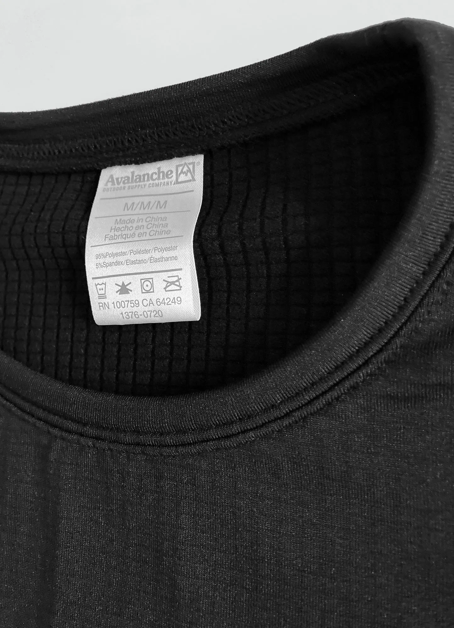 Grid Fleece Pullover Baselayer Top