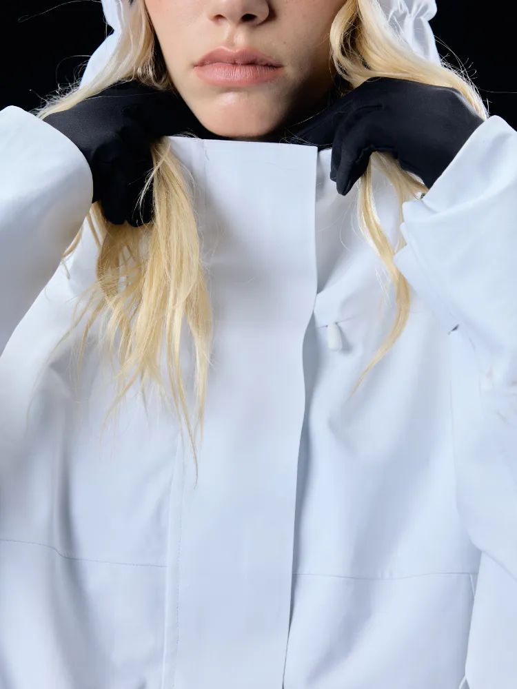 Hellystudio Elemental White 3L Snow Jacket - Unisex