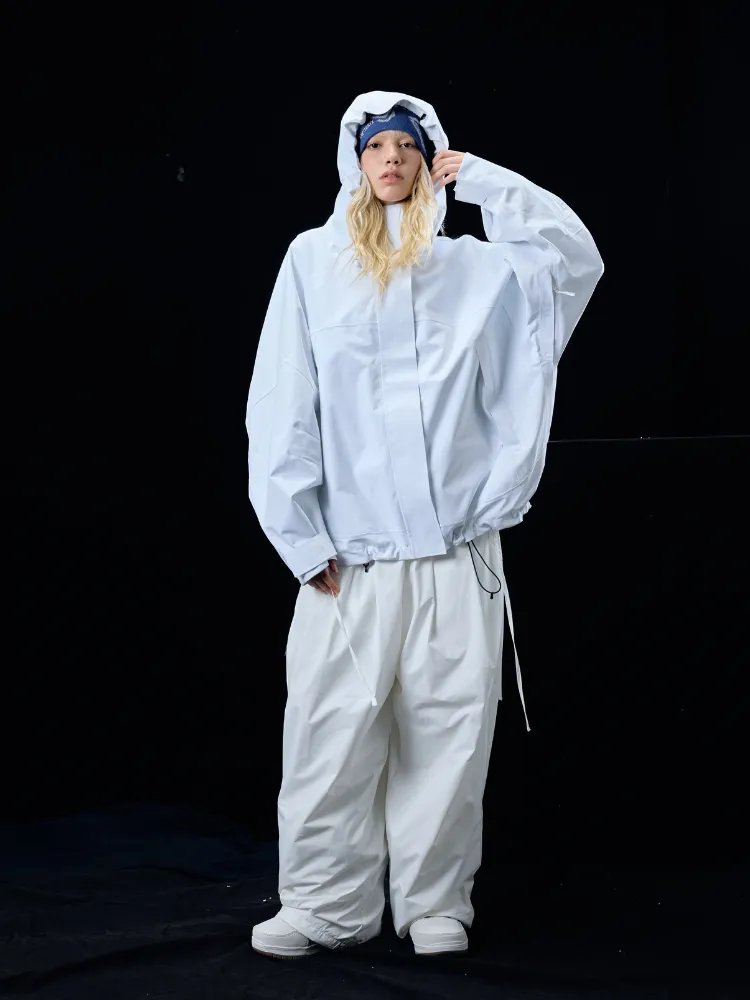 Hellystudio Elemental White 3L Snow Jacket - Unisex