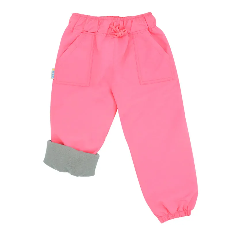 Jan & Jul Cozy-Dry Rain/Snow Pants (Fleece Lined) - Watermelon Pink