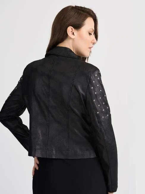 Joseph Ribkoff Black Biker Jacket 201914 11