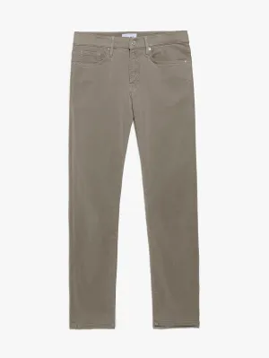 L'Homme Slim Brushed Twill -- Shadow Beige