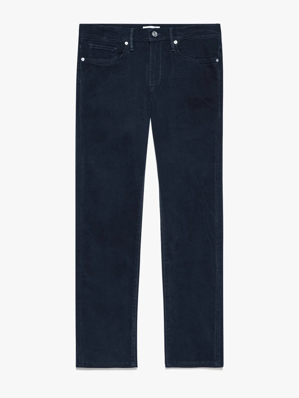 L'Homme Slim Crop Brushed Twill -- Navy