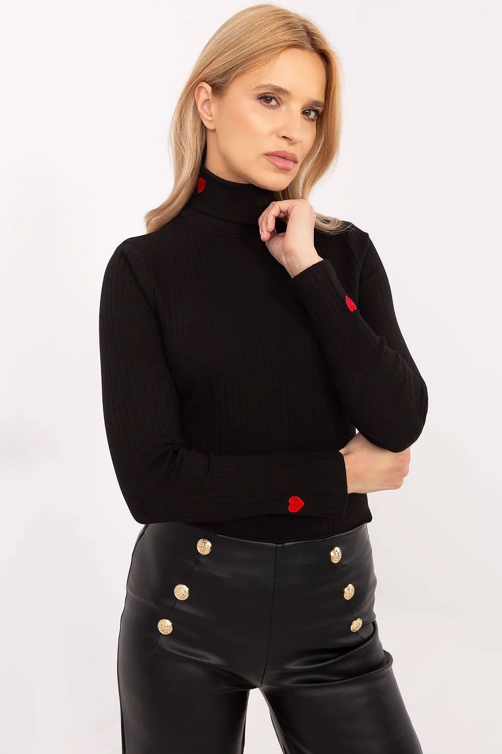 Luxe Love Ribbed Turtleneck Knit