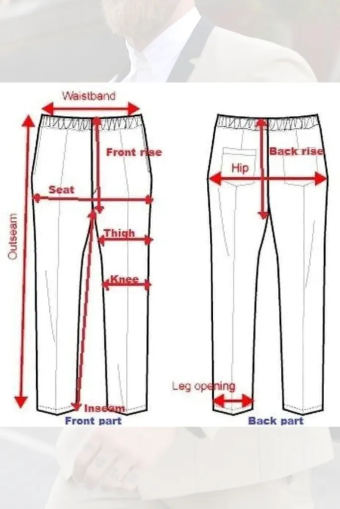 Men Elegant Off-White Pant Office Formal Wear Trouser Gift for Men Off-White Trousers Groomsmen Gift