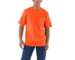 MENS CARHARTT POCKET T-SHIRTS : K87