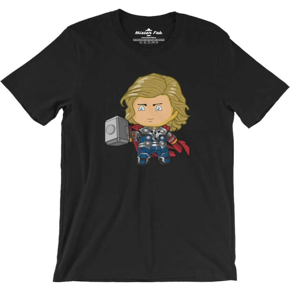 Mini Thor Round Neck T-shirts