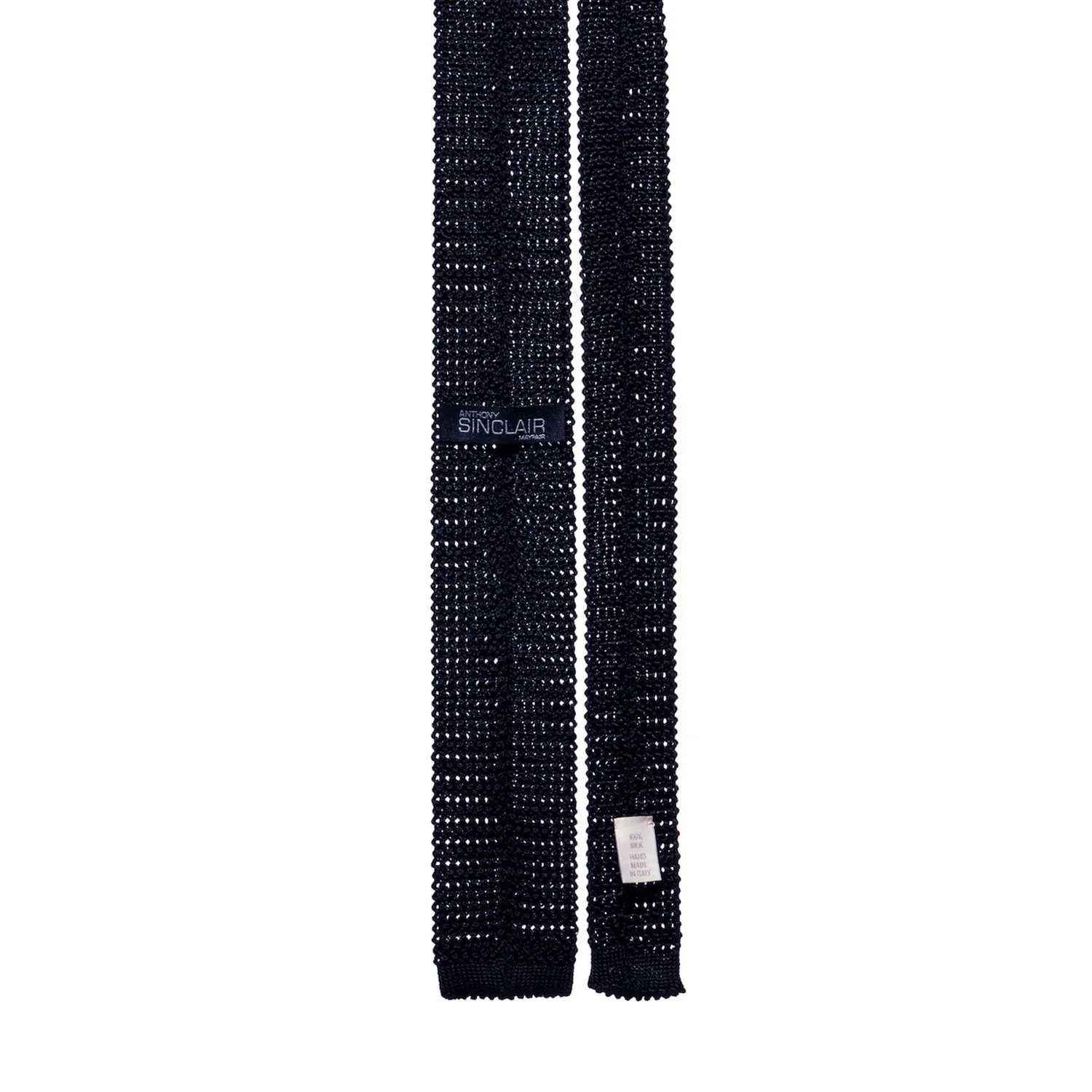 Navy Knitted Necktie