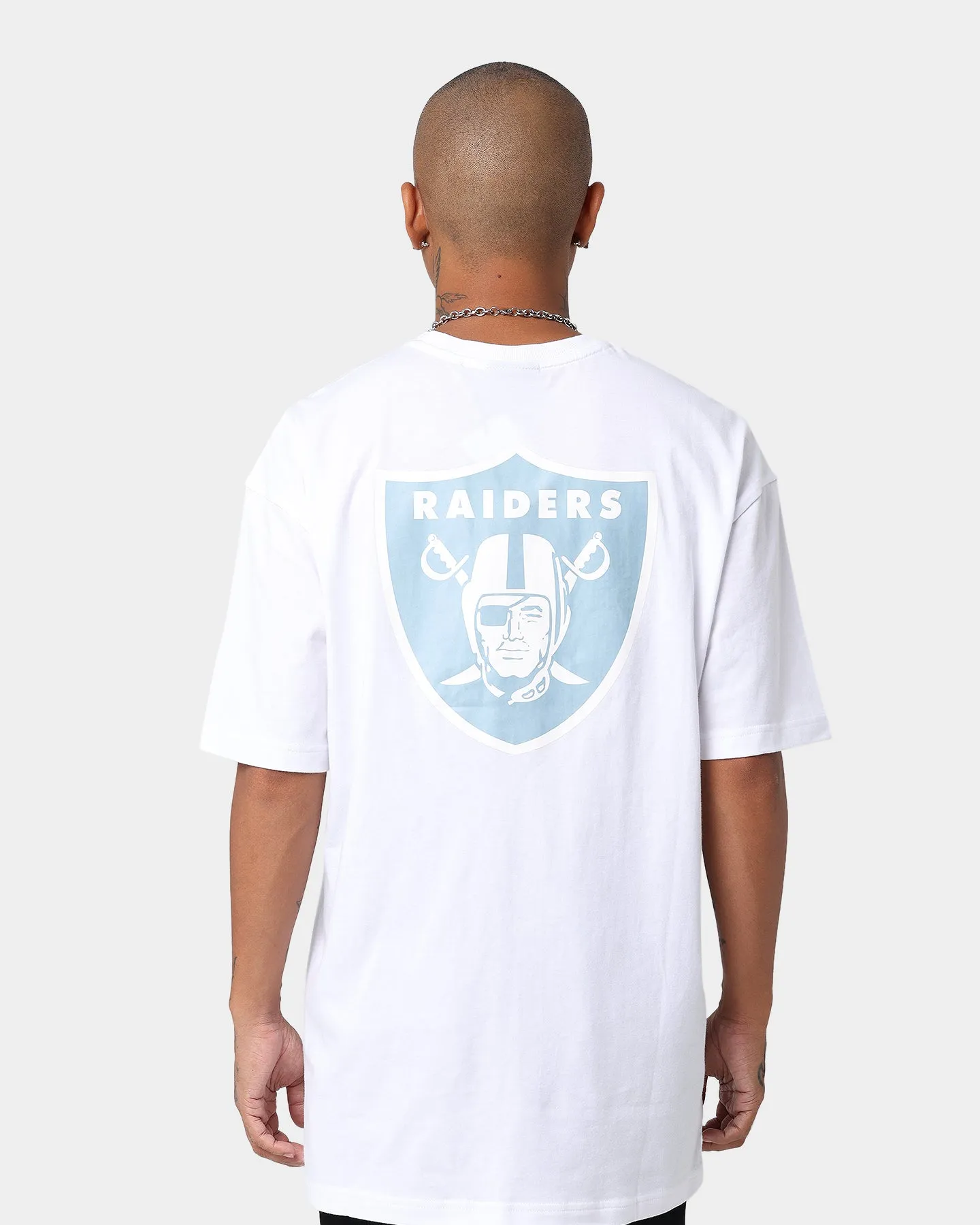 New Era Las Vegas Raiders UV Activated Oversized T-Shirt White