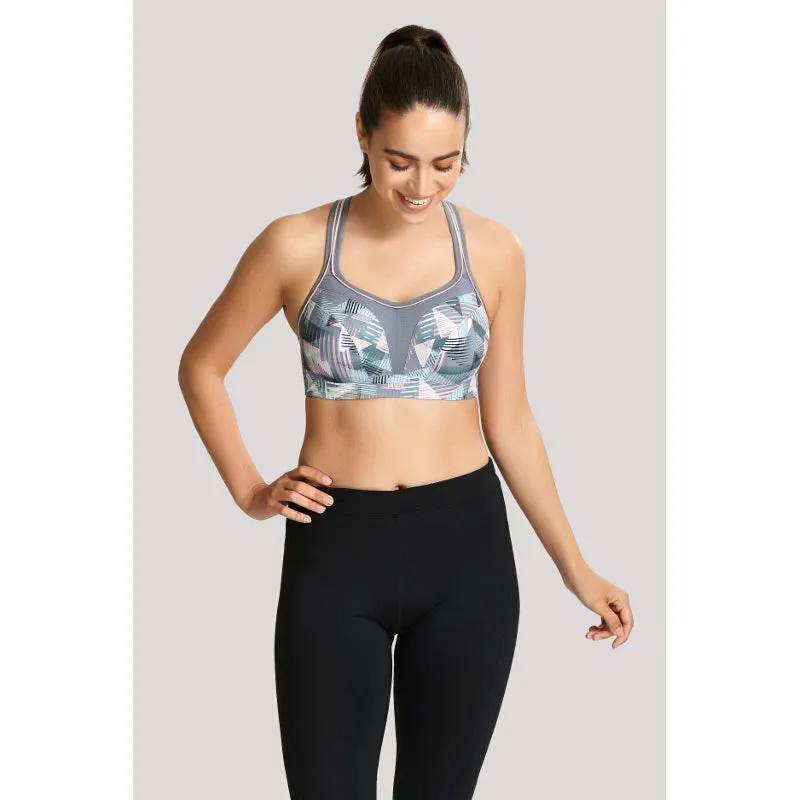 Panache Pastel Retro Underwired Sports Bra