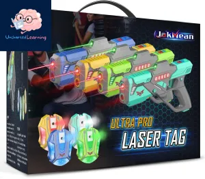 Rechargeable Laser Tag Set with Vests – Homeschool Play Set
