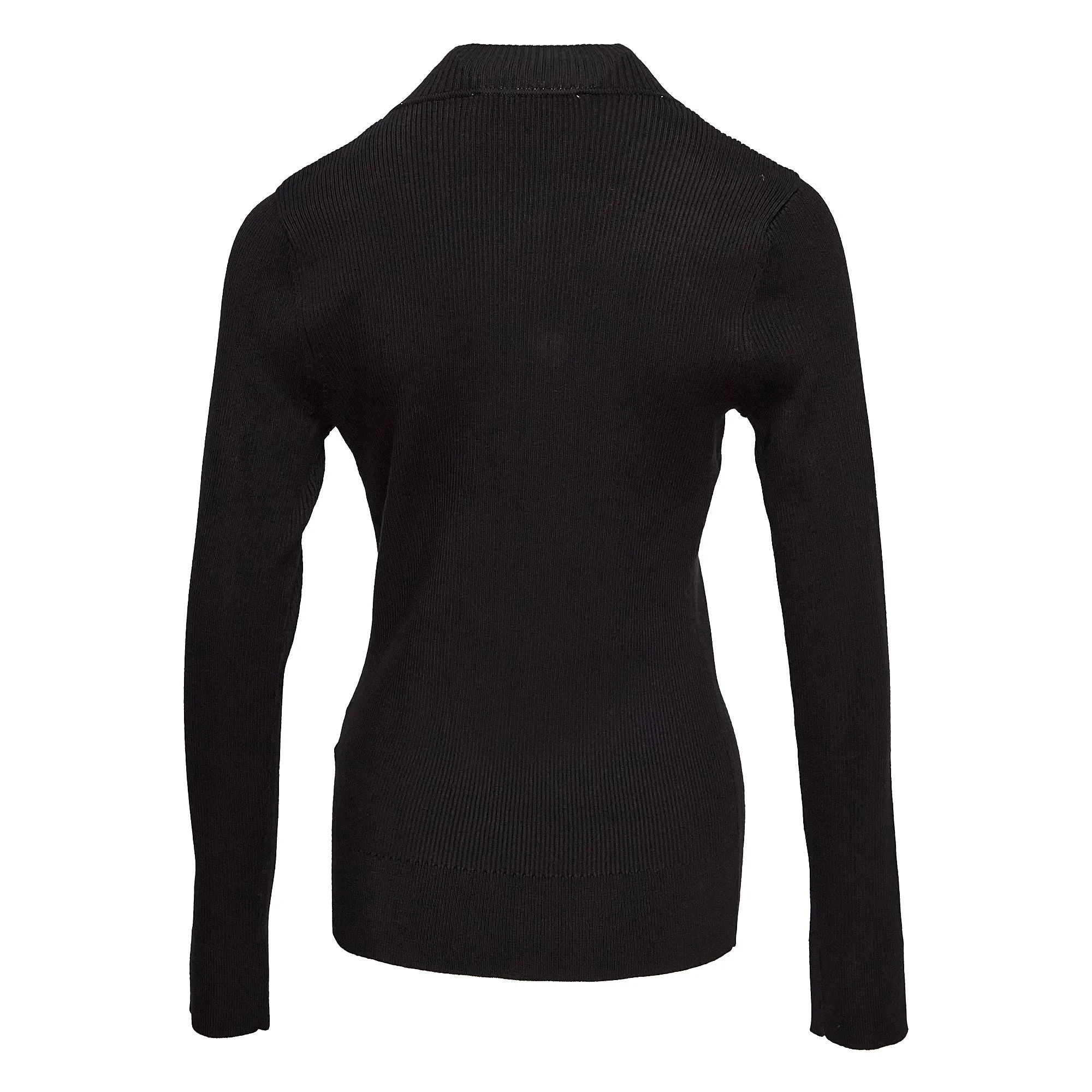 Spun Rayon Nylon Zip Sweater