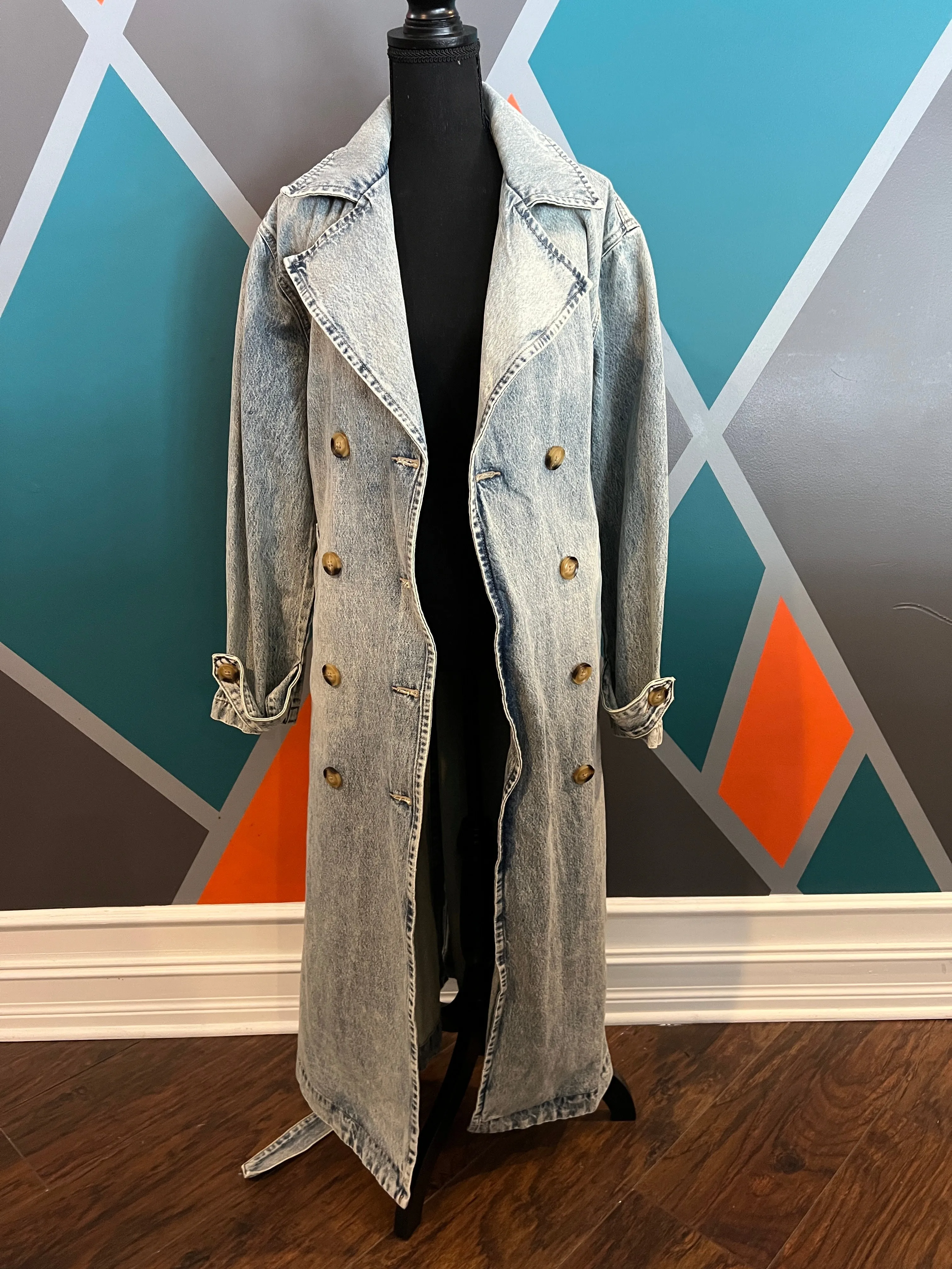 The Essential Denim Trench