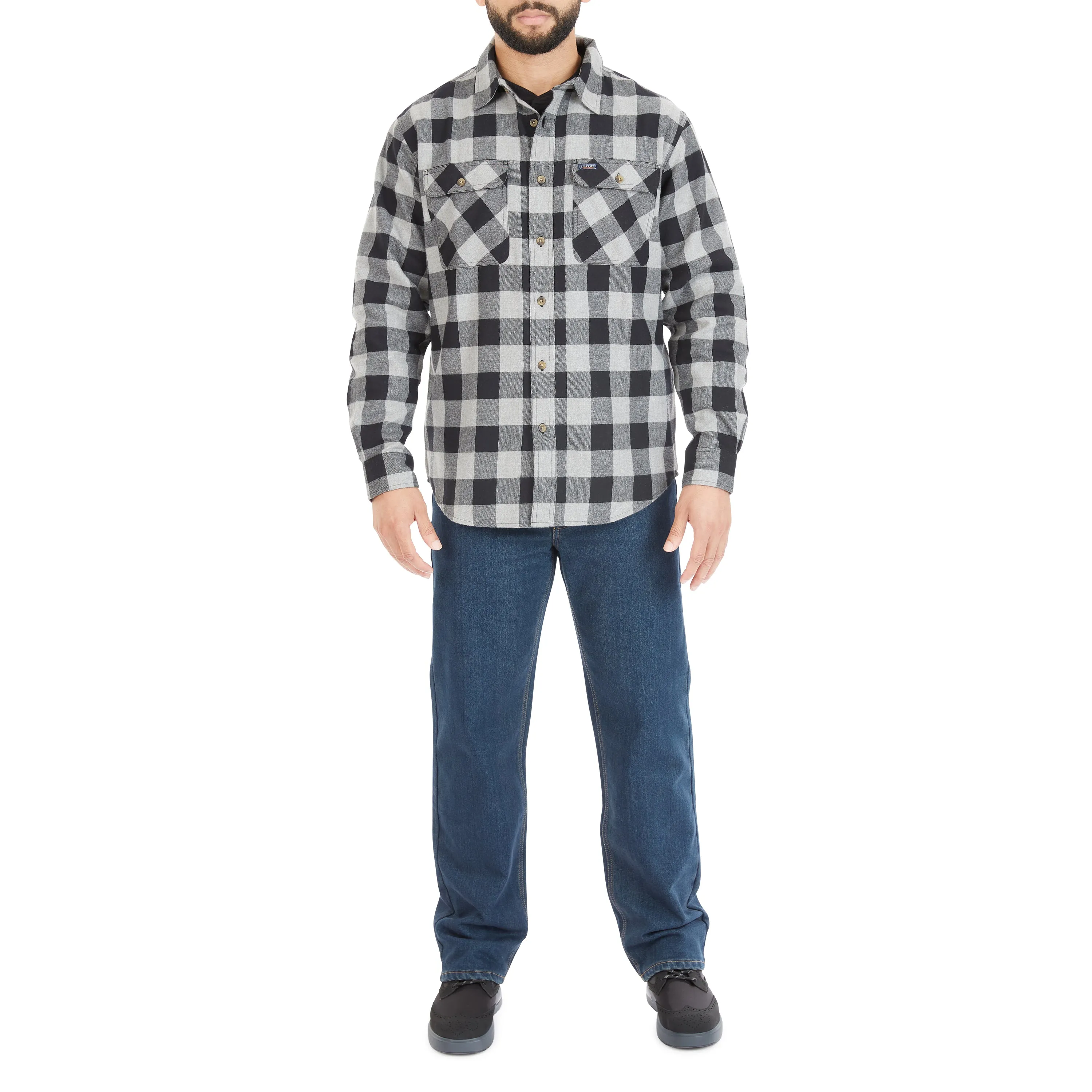 TWO-POCKET FLANNEL SHIRT