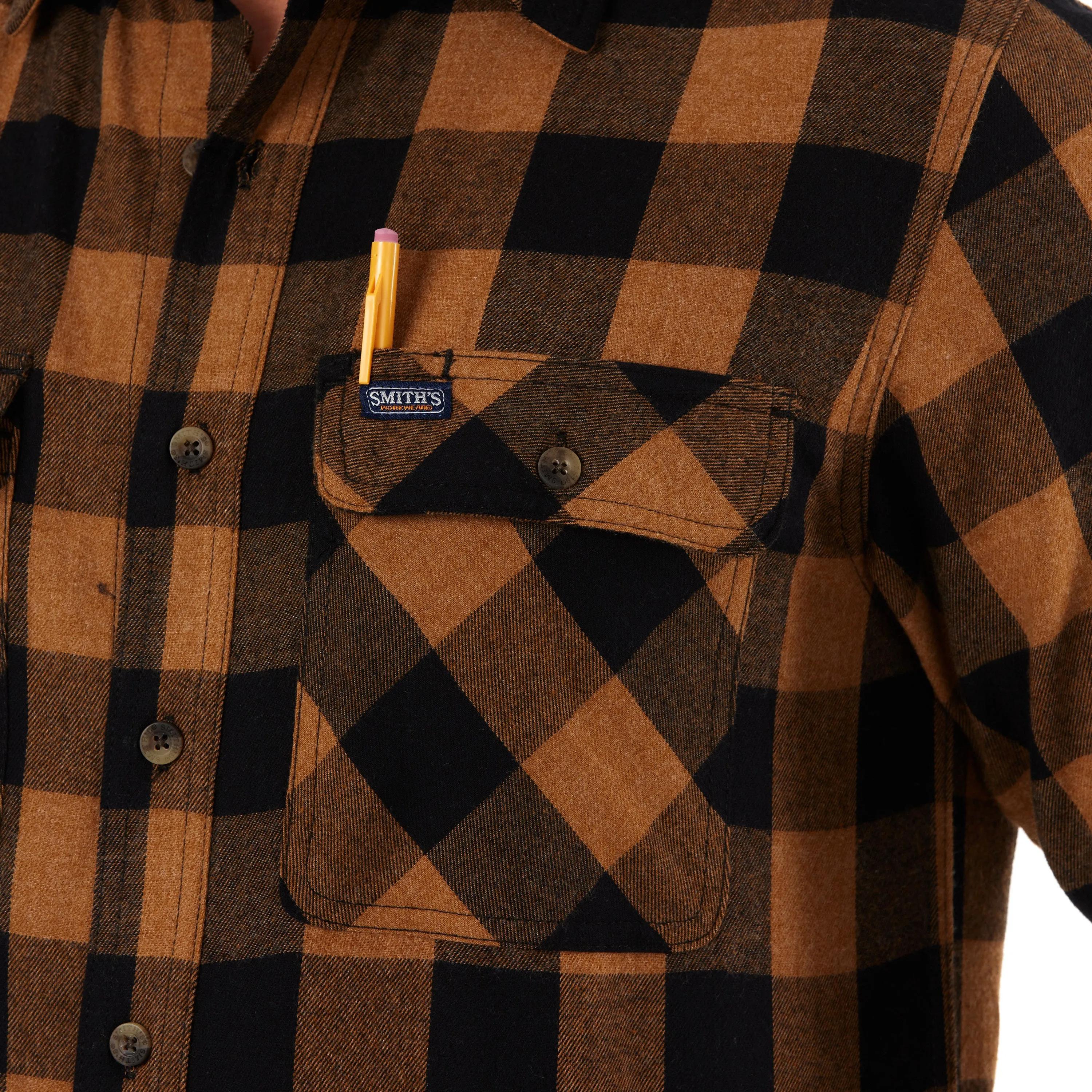 TWO-POCKET FLANNEL SHIRT