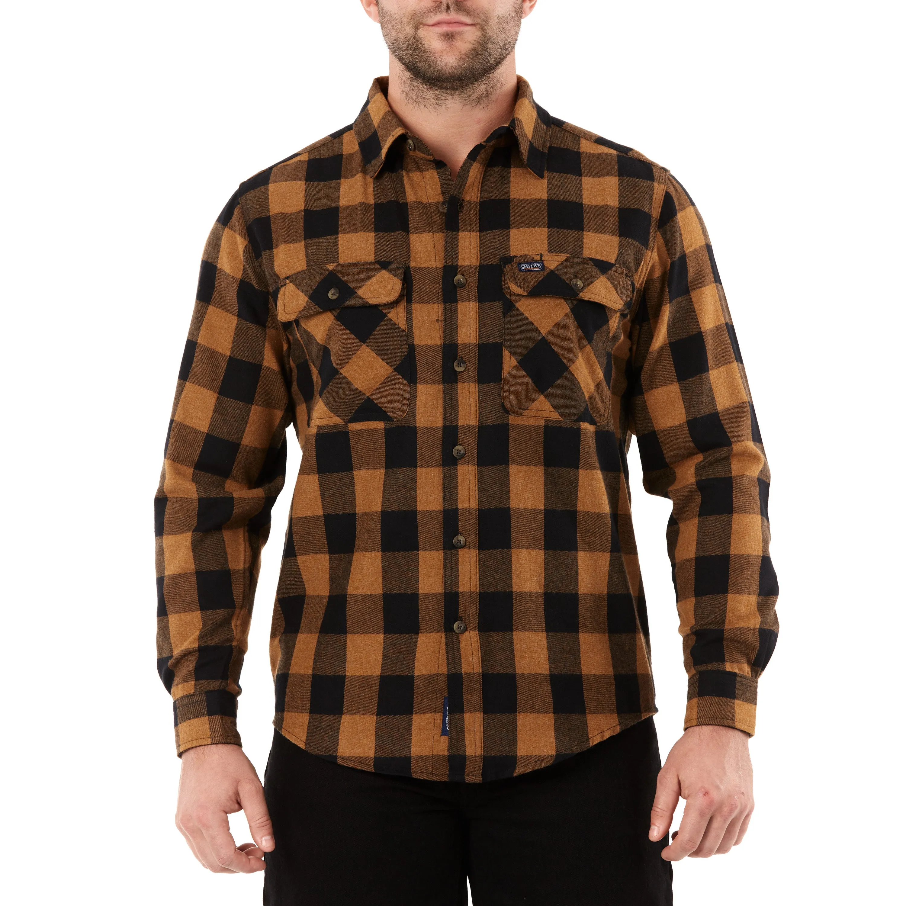 TWO-POCKET FLANNEL SHIRT