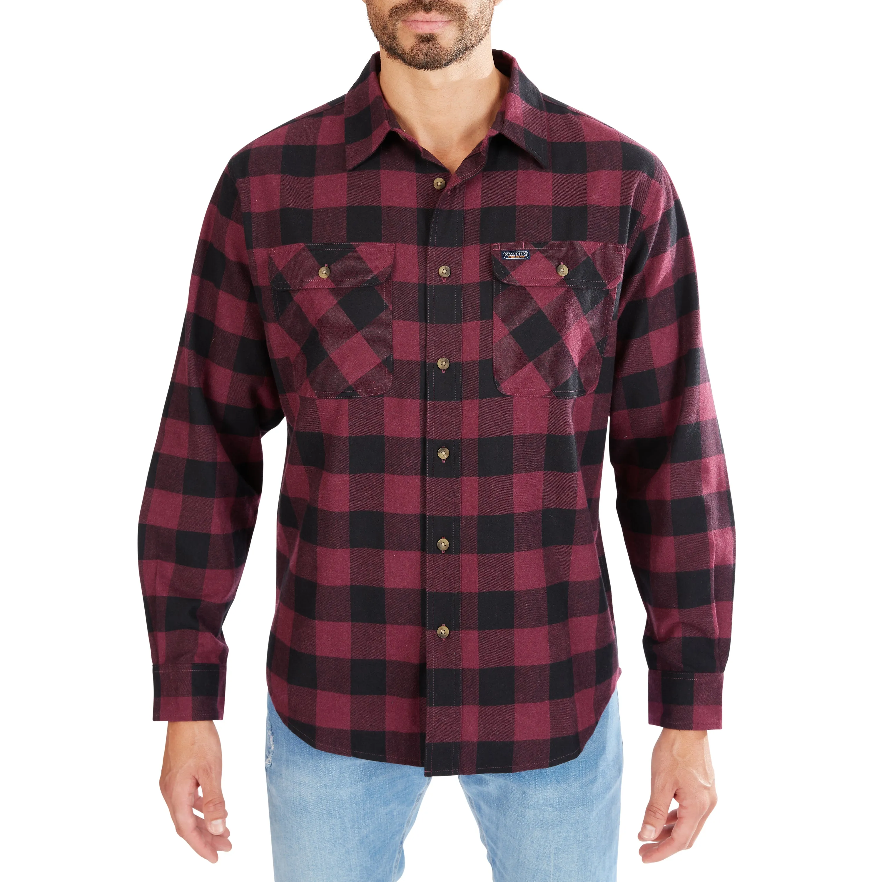 TWO-POCKET FLANNEL SHIRT