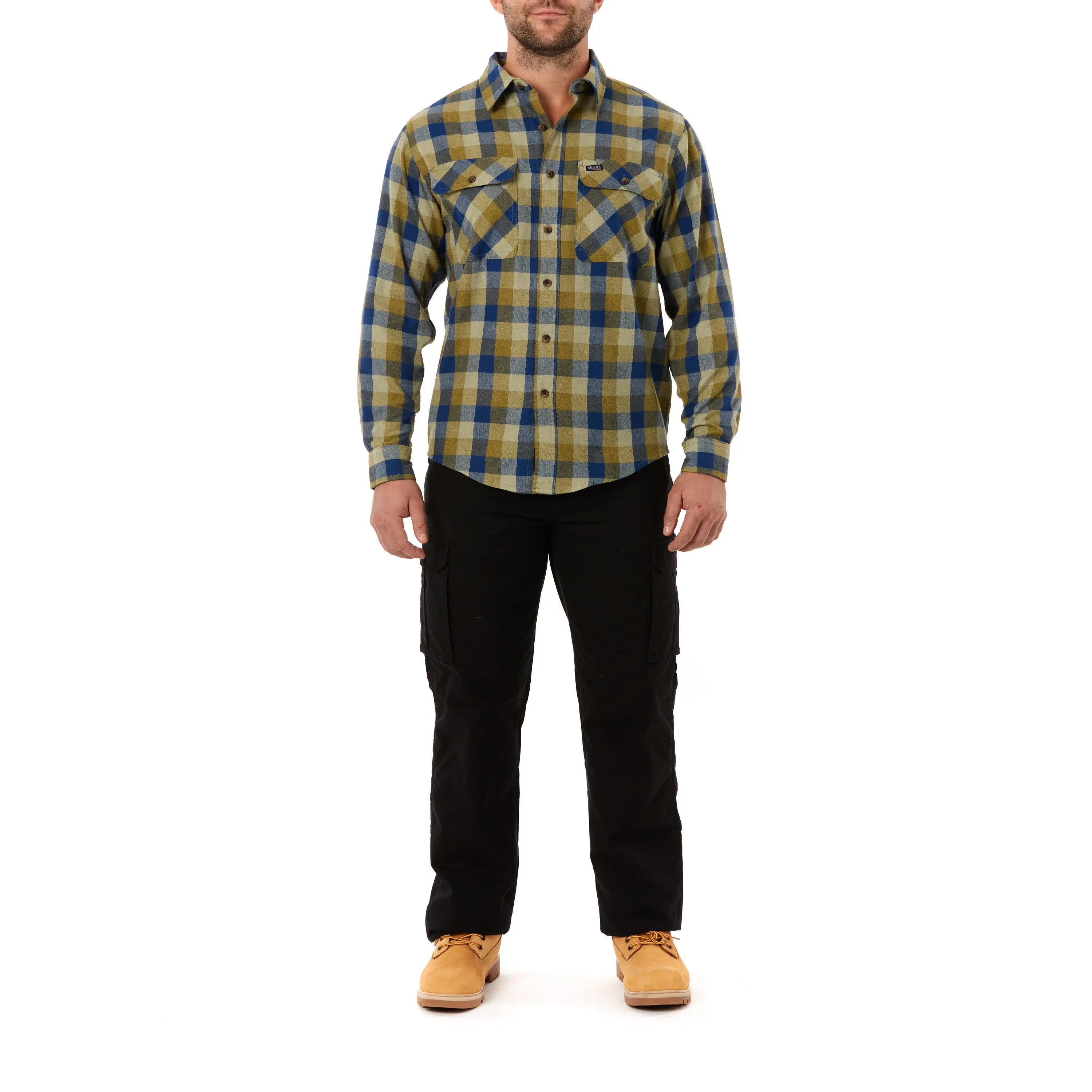 TWO-POCKET FLANNEL SHIRT