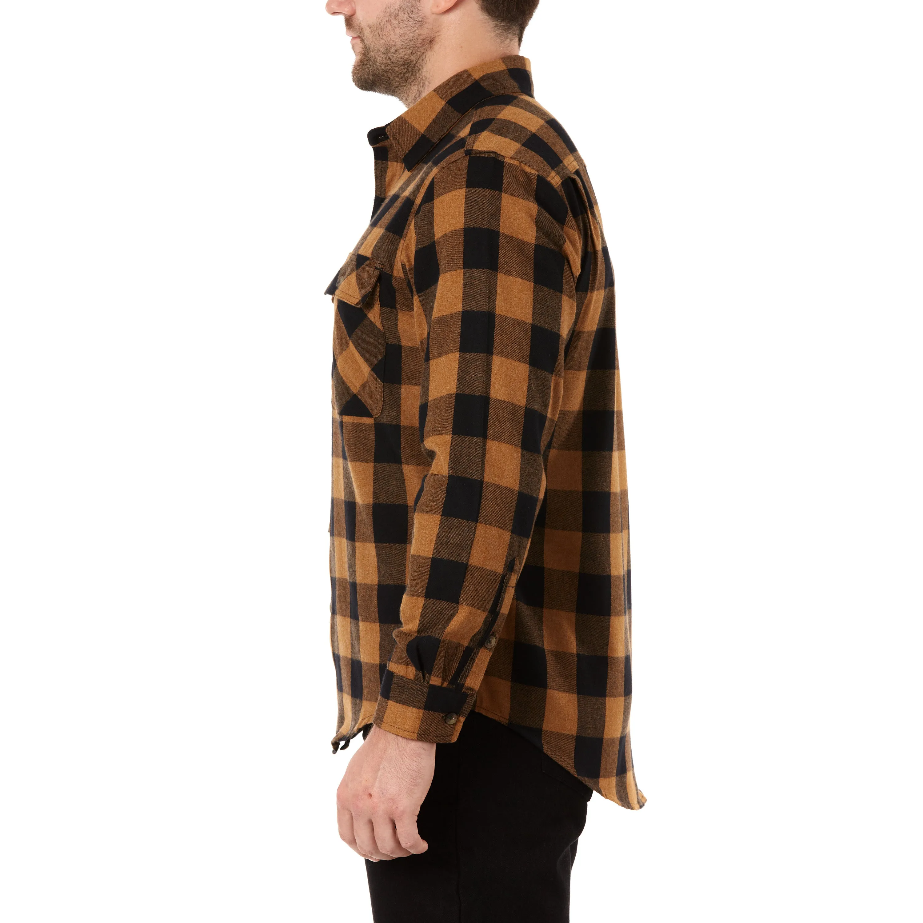 TWO-POCKET FLANNEL SHIRT