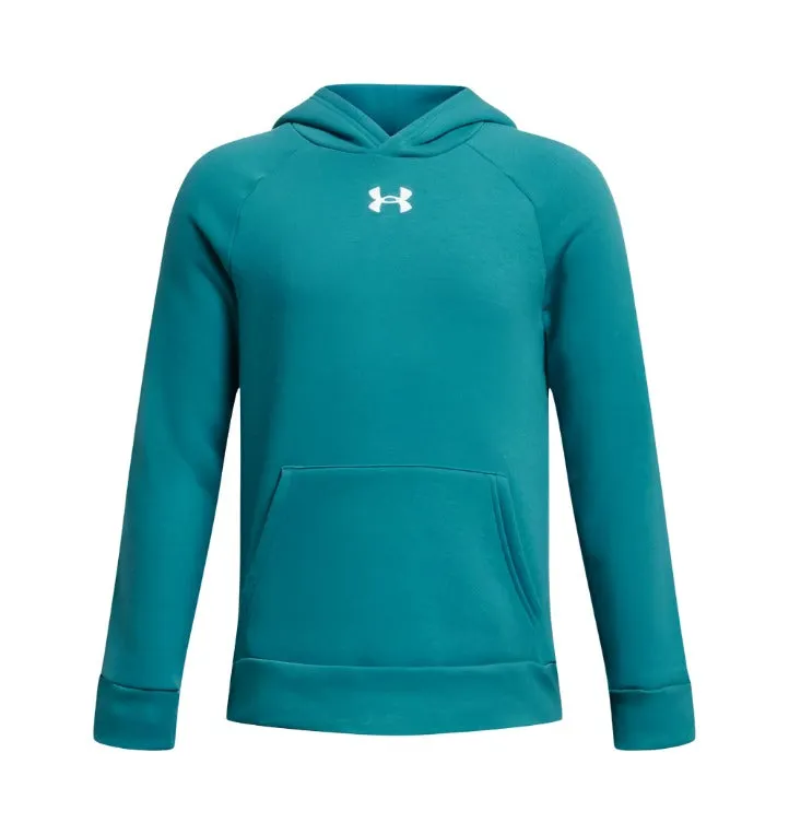 Under Armour Youth Rival Fleece Hoodie Circuit Teal