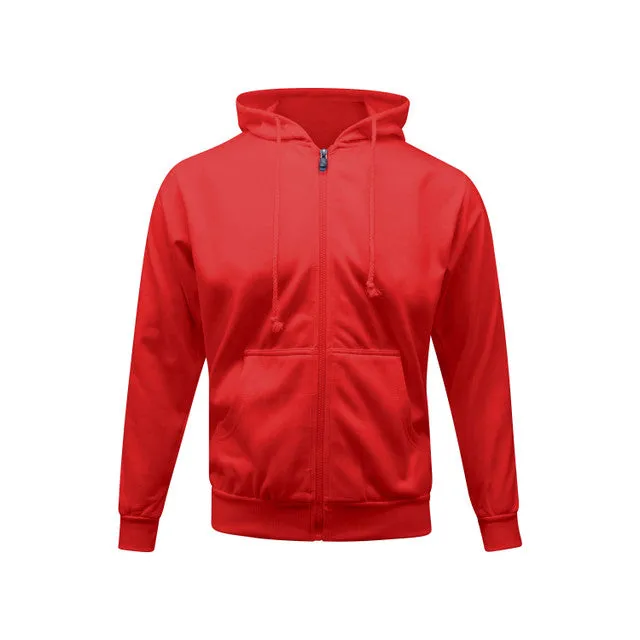 Unicrese Men's Full Zip Essential Hoodie