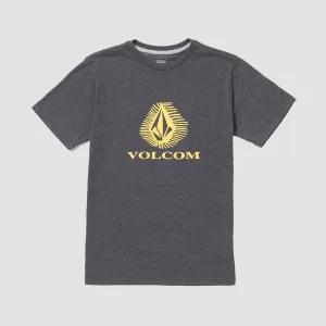 Volcom Offshore Stone T-Shirt Dark Black Heather - Kids