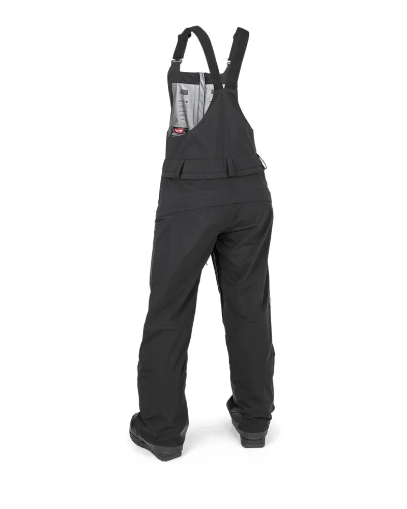 Volcom Women's Vs 3L Stretch Gore-Tex Bib Overall Black 2025